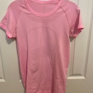 Lululemon SS Pink Swiftly Tech Top